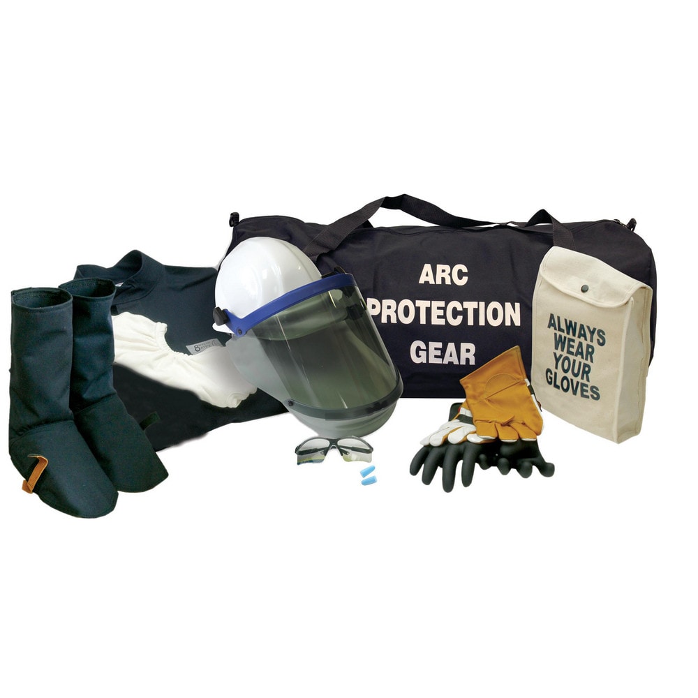 Arc Flash Clothing Kit: Size 4X-Large, Cotton, Coat, Hoods & Leggings