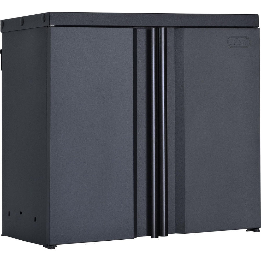 Aluminum Wall & Storage Cabinet: 28" Wide, 14" Deep, 26" High