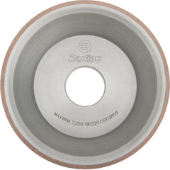 Tool & Cutting Grinding Wheel: 3-3/4" Dia, 1-1/2" Width, 1-1/4" Hole, 120 Grit, R Hardness, Type 11V9