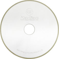 Surface Grinding Wheel: 7" Dia, 1/4" Thick, 1-1/4" Arbor, 100 Grit