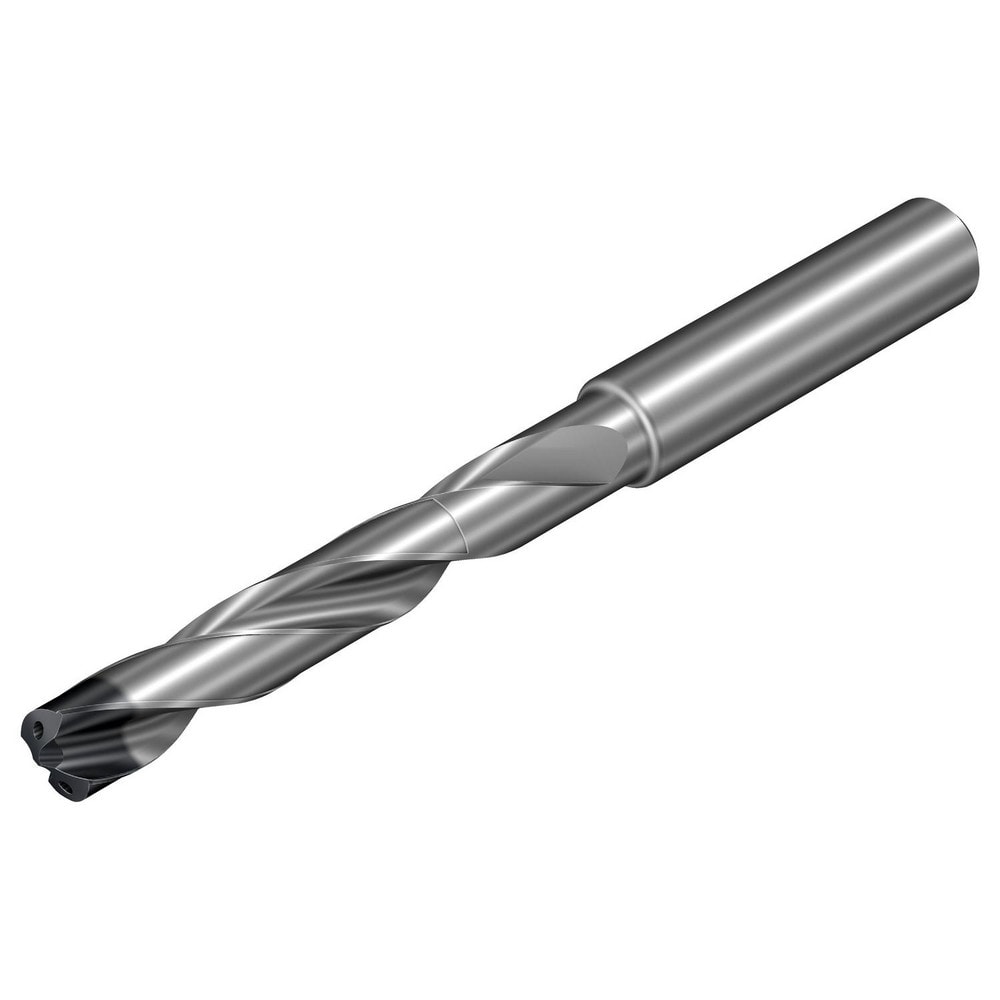 Screw Machine Length Drill Bit: 7.80 mm Dia, 140 deg Point, Solid Carbide