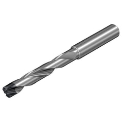 Screw Machine Length Drill Bit: 5.80 mm Dia, 140 deg Point, Solid Carbide