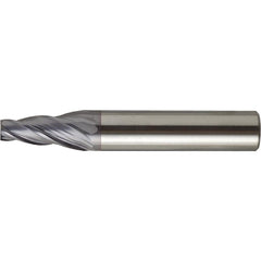 Tapered End Mill: 1.5 deg Angle per Side, 6.00 mm Small Dia, 20.00 mm LOC, 4 Flute, Square End