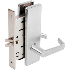 Lever Locksets; Lockset Type: Storeroom; Key Type: Keyed Different; Back Set: 2-3/4; Cylinder Type: Conventional; Material: Metal; Door Thickness: 1-3/4; Finish: Satin Chrome