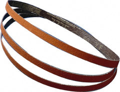 Abrasive Belt:  6" Wide, 48" OAL, 220 Grit, Aluminum Oxide