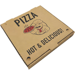 Food Containers; Container Type: Pizza Box; Shape: Square; Overall Height (Decimal Inch): 2; Lid Type: No Lid