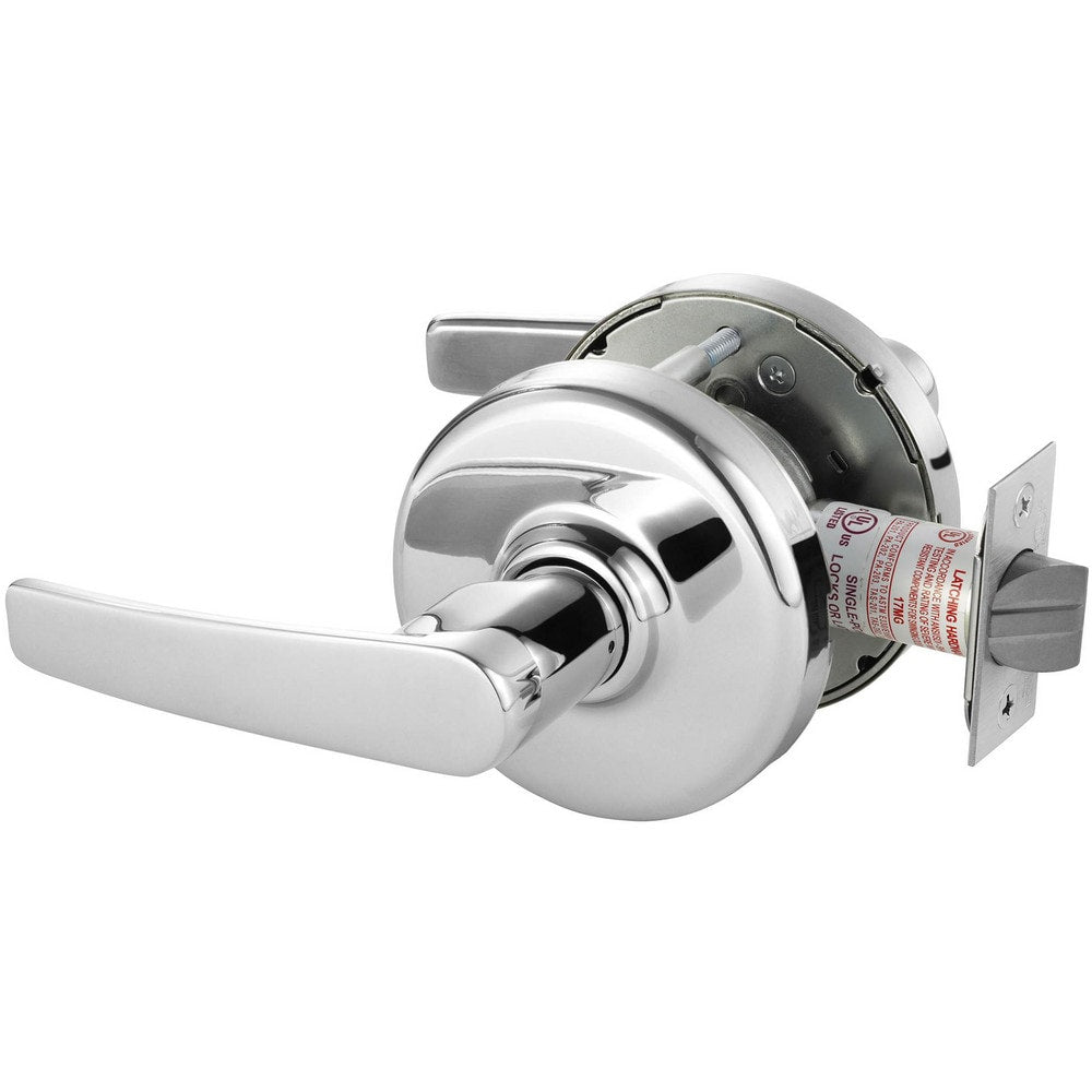 Lever Locksets; Lockset Type: Passage; Key Type: Keyed Different; Back Set: 2-3/4; Cylinder Type: Non-Keyed; Material: Metal; Door Thickness: 1-3/4 to 2; Finish: Bright Chrome