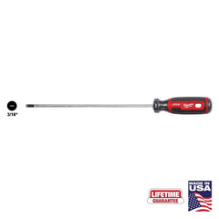 Precision & Specialty Screwdrivers; Tool Type: Cabinet Screwdriver; Blade Length: 8; Overall Length: 11.90; Shaft Length: 8 in; Handle Length: 3.7 in; Handle Type: Cushion Grip, Standard; Handle Color: Red