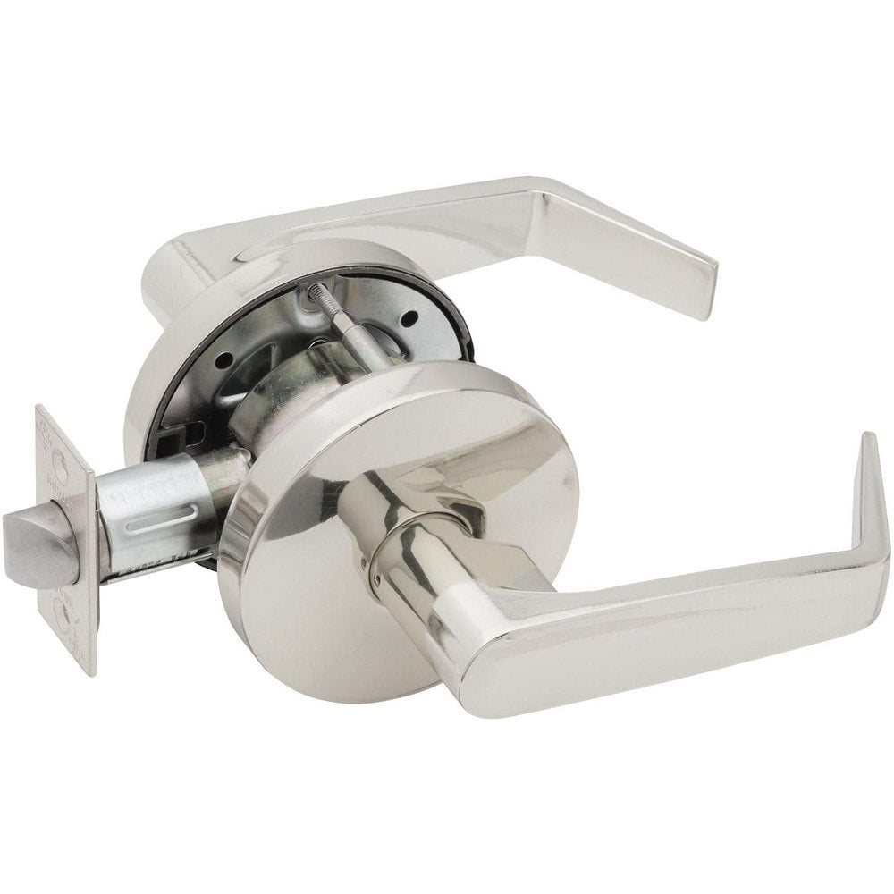 Lever Locksets; Lockset Type: Passage; Key Type: Keyed Different; Back Set: 2-3/4; Cylinder Type: Non-Keyed; Material: Metal; Door Thickness: 1-3/8 to 2; Finish: Bright Chrome