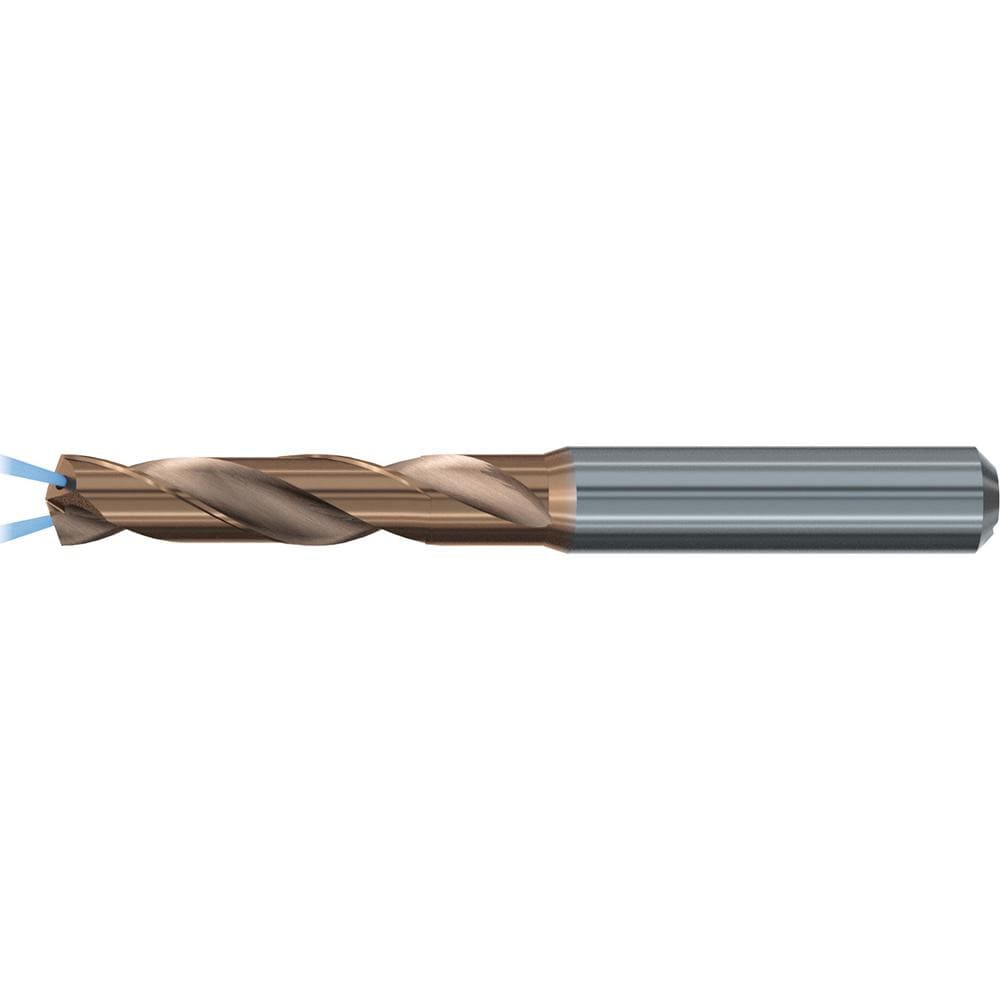 Screw Machine Length Drill Bit: 11/16" Dia, 140 deg Point, Solid Carbide