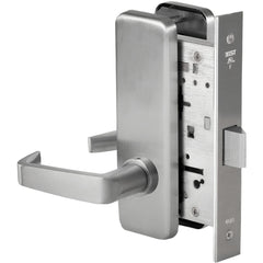 Lever Locksets; Lockset Type: Passage; Key Type: Keyed Different; Back Set: 2-3/4; Cylinder Type: Non-Keyed; Material: Metal; Door Thickness: 1-3/4; Finish: Satin Chrome