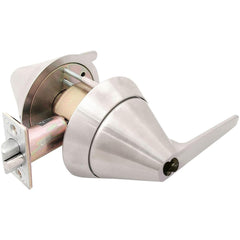 Lever Locksets; Lockset Type: Storeroom; Key Type: Keyed Different; Back Set: 2-3/4; Cylinder Type: Less Core; Material: Metal; Door Thickness: 1-3/4 to 2; Finish: Satin Stainless Steel