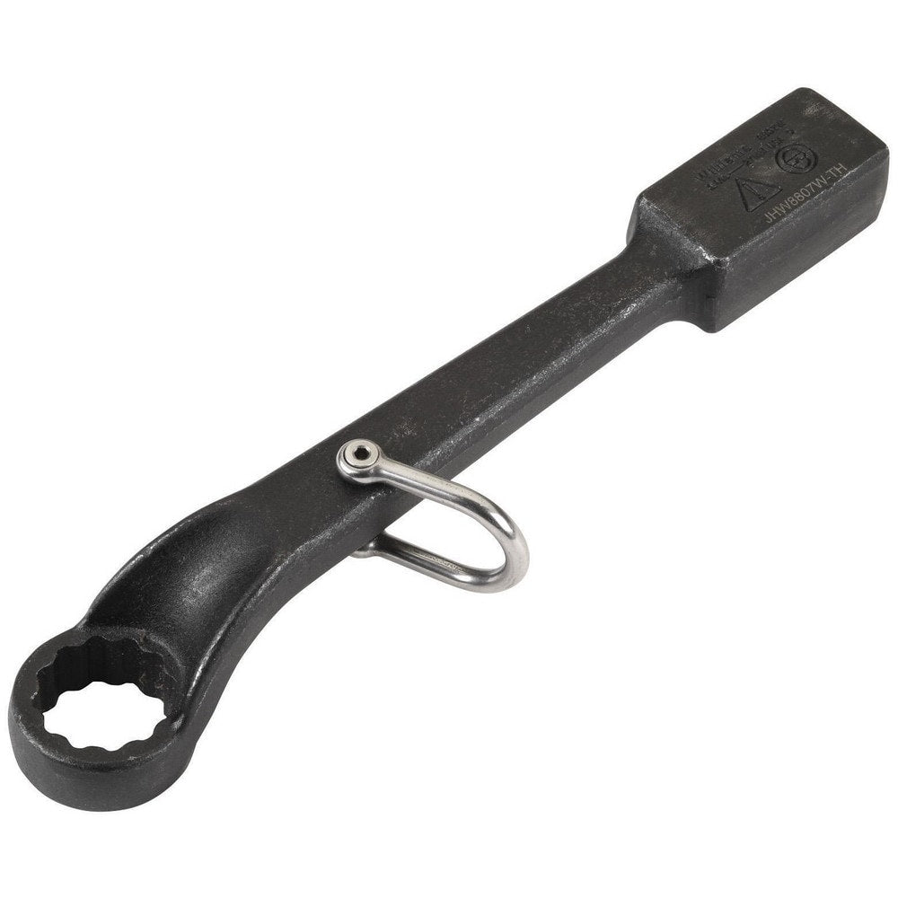 Striking Box End Wrench: 3-1/2", 12 Point, Single End