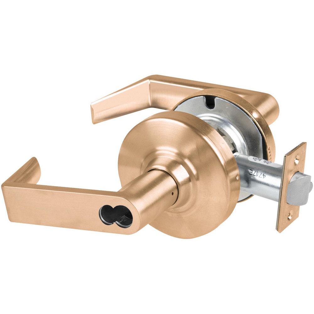 Lever Locksets; Lockset Type: Passage; Key Type: Keyed Different; Back Set: 2-3/4; Cylinder Type: Non-Keyed; Material: Metal; Door Thickness: 1-5/8