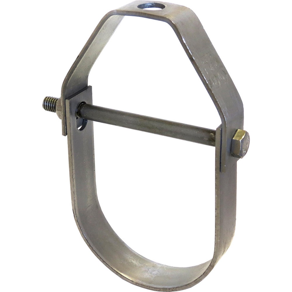 Adjustable Clevis Hanger: 4" Pipe, Carbon Steel