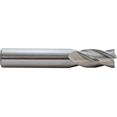 Corner Radius End Mill: 8 mm Dia, 20.00 mm LOC, 1.00 mm Radius, 4 Flute, Solid Carbide