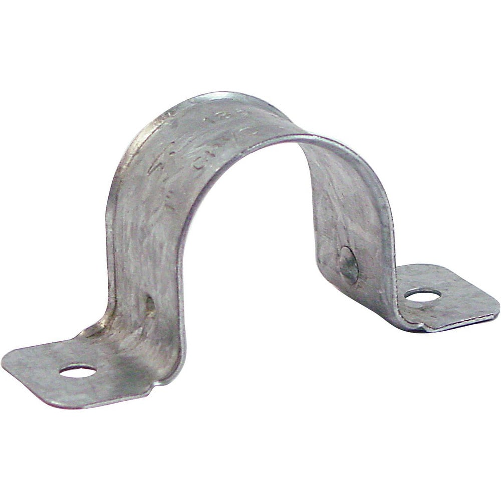 Two Hole Strap: 2" Pipe, Carbon Steel