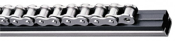 Belt & Chain Guides; Guide Type: Single Chain Guide; Guide Height: 0.79 mm, 0.79 in; Guide Material: UHMW PE; Overall Length: 10 cm, 10 yd, 10 ft, 10 mm, 10 m, 10 in