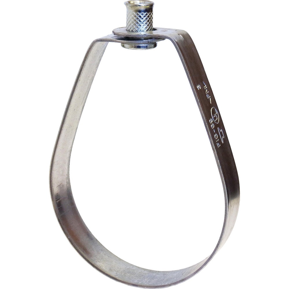 Adjustable Swivel Ring Hanger: 6" Pipe, Carbon Steel