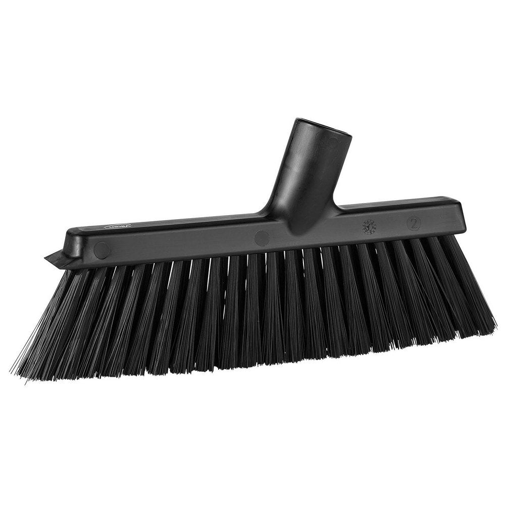 Angled Brooms; Handle Connection Type: Threaded; Brush Width (Decimal Inch): 1.2; Bristle Material: Polyester; Bristle Length (Inch): 2; Bristle Color: Black