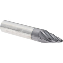 Barrel Cutter End Mills; End Type: Taper Form; Material: Solid Carbide; Taper Angle Per Side: 15.00