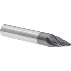 Barrel Cutter End Mills; End Type: Taper Form; Material: Solid Carbide; Taper Angle Per Side: 15.00