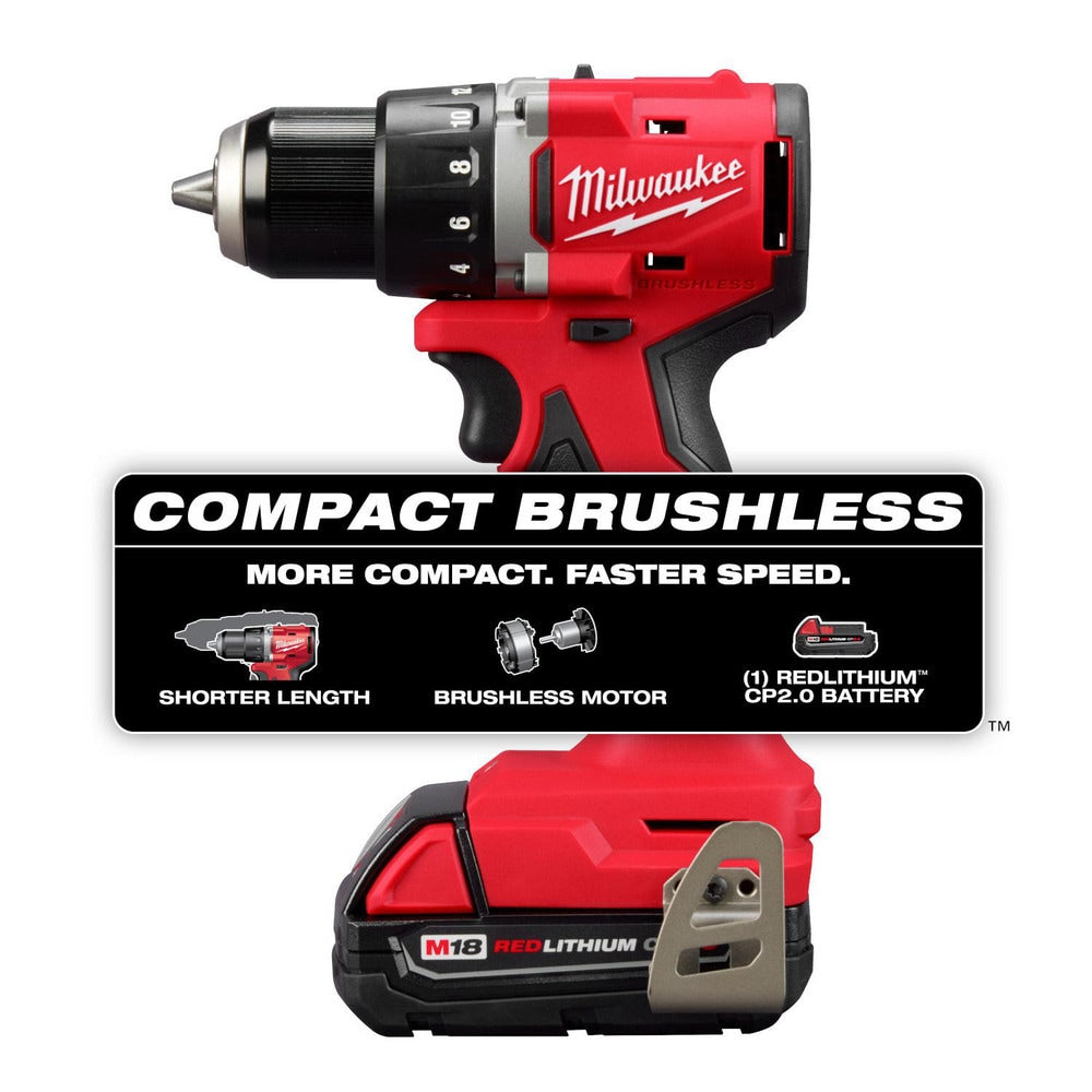 Cordless Drill: 18.00 V, 1/2 in" Chuck