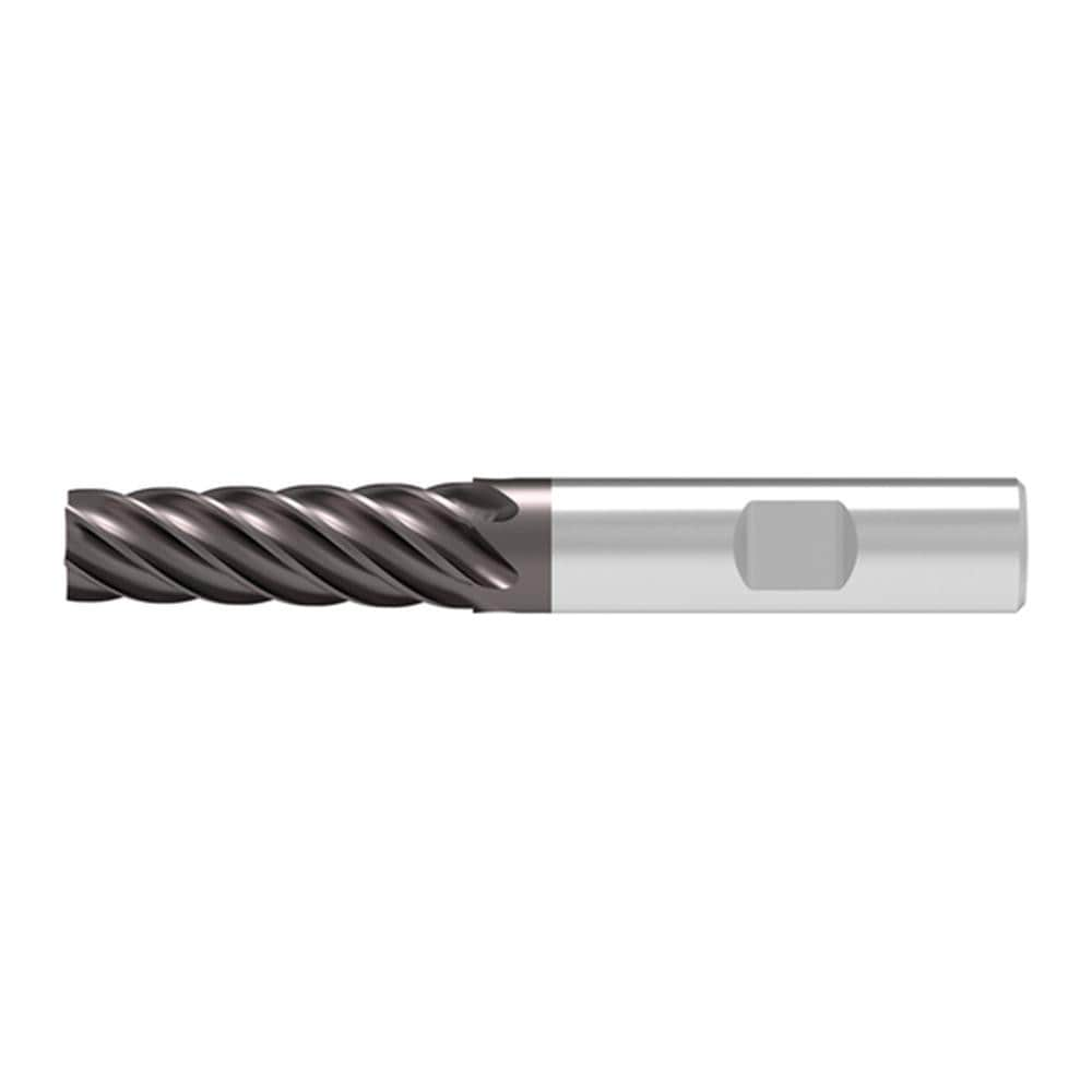 Tapered End Mill: 5 deg Angle per Side, 6.00 mm Small Dia, 30.00 mm LOC, 6 Flute