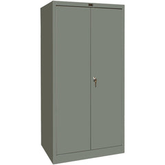 Steel Combination Storage Cabinet: 36" Wide, 24" Deep, 78" High