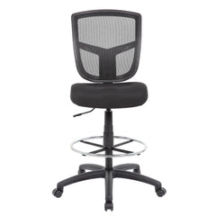 Swivel & Adjustable Stools; Base Type: Nylon; Type: Commercial Grade Mesh Stool; Seat Material: Fabric Upholstery; Foot Type: Caster; Weight Capacity: 275; Seat Color: Black; Seat Adjustment Type: Lever; Base Material: Nylon