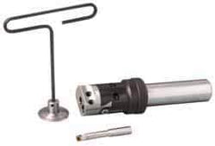 Indexable Boring Bar: .438 MIN 5D CARB TPGB, 0.27" Min Bore Dia, 3/8" Shank Dia, 5 &deg; Lead Angle, Solid Carbide