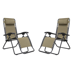 Folding Chairs; Pad Type: Texteline, Arms, Flat; Material: Texteline, Steel; Width (Inch): 27; Depth (Inch): 35.8258 in; Seat Color: Beige; Overall Height: 44.0945 in