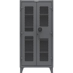 Steel Ventilated Storage Cabinet: 36" Wide, 24" Deep, 78" High