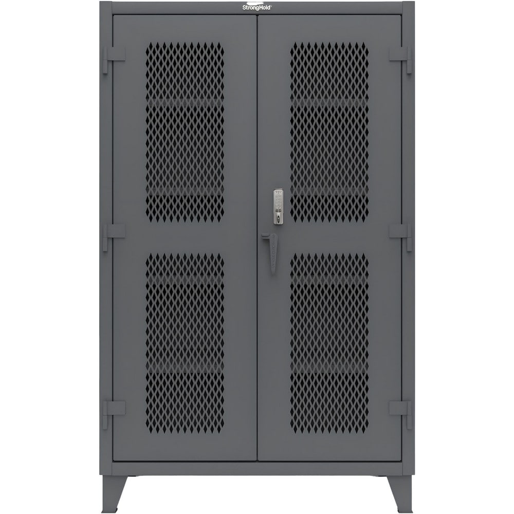 Steel Ventilated Storage Cabinet: 48" Wide, 24" Deep, 78" High