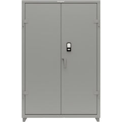 Steel Bin Cabinet: 48" Wide, 24" Deep, 75" High