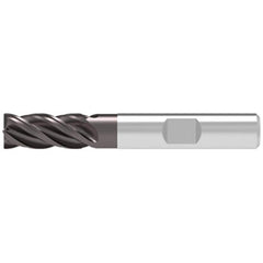 Corner Chamfer End Mill: 16.00 mm Dia, 32.00 mm LOC, 4 Flute, 0.30 mm Chamfer Width, Solid Carbide