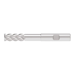 Corner Chamfer End Mill: 6.00 mm Dia, 16.00 mm LOC, 4 Flute, 0.20 mm Chamfer Width, Solid Carbide