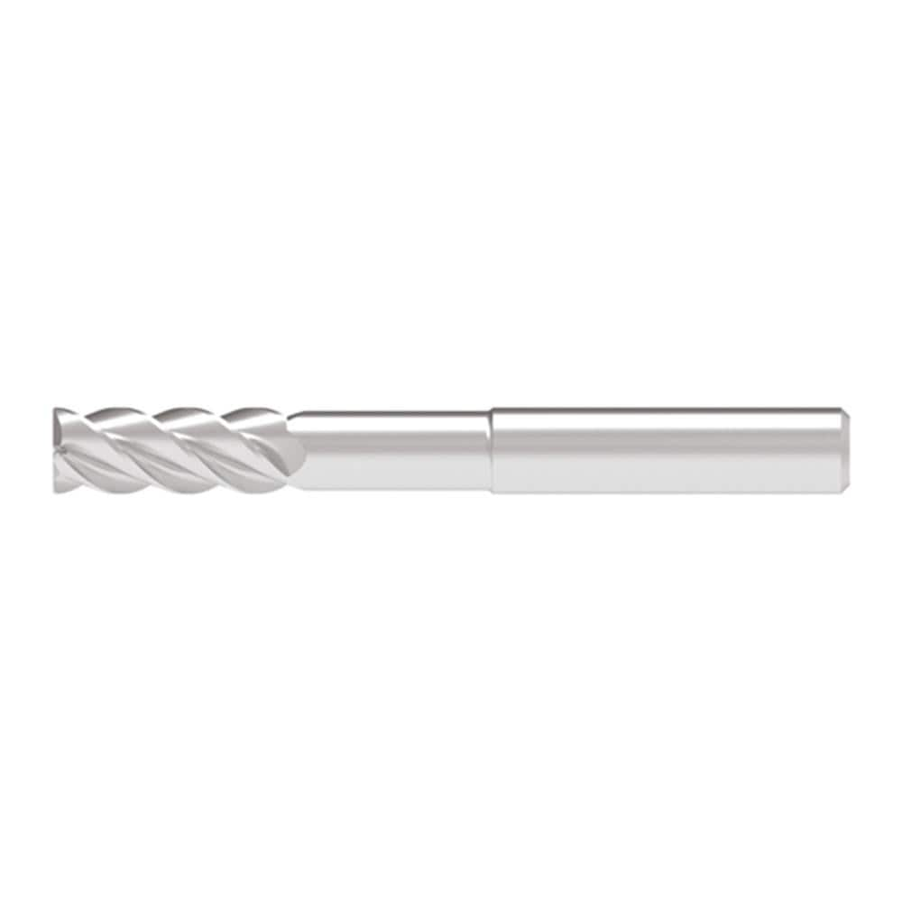 Corner Chamfer End Mill: 10.00 mm Dia, 26.00 mm LOC, 4 Flute, 0.20 mm Chamfer Width, Solid Carbide