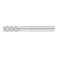 Corner Chamfer End Mill: 2.00 mm Dia, 5.50 mm LOC, 4 Flute, 0.05 mm Chamfer Width, Solid Carbide