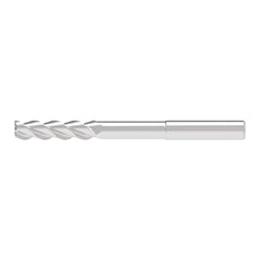 Corner Radius End Mill: 12.00 mm Dia, 49.00 mm LOC, 2.00 mm Radius, 3 Flute, Solid Carbide