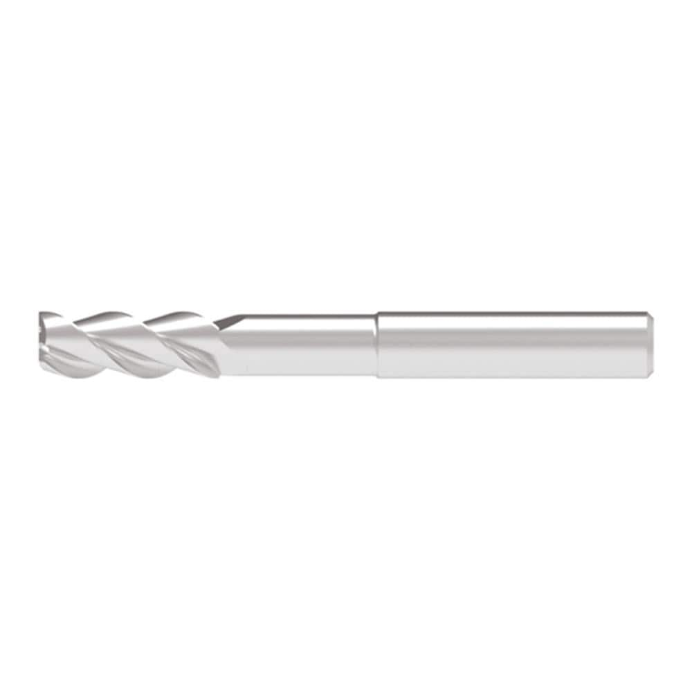 Corner Radius End Mill: 12.00 mm Dia, 31.00 mm LOC, 4.00 mm Radius, 3 Flute, Solid Carbide