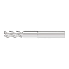Corner Radius End Mill: 10.00 mm Dia, 26.00 mm LOC, 2.00 mm Radius, 3 Flute, Solid Carbide