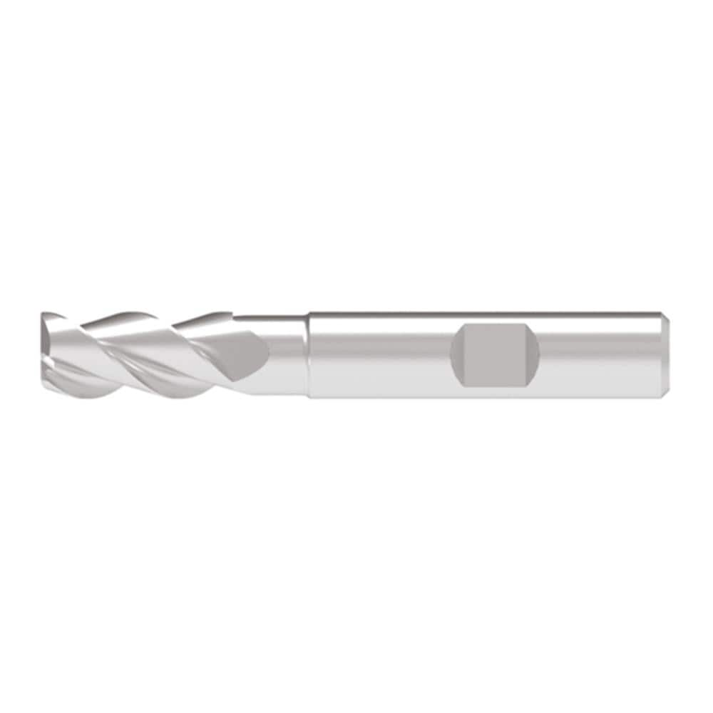 Corner Chamfer End Mill: 20.00 mm Dia, 41.00 mm LOC, 3 Flute, 0.20 mm Chamfer Width, Solid Carbide