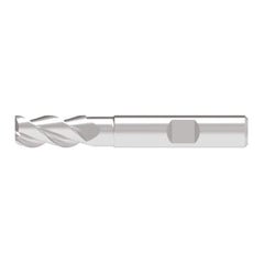 Corner Chamfer End Mill: 15.00 mm Dia, 36.00 mm LOC, 3 Flute, 0.20 mm Chamfer Width, Solid Carbide