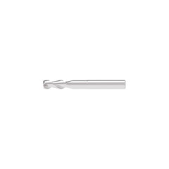 Corner Chamfer End Mill: 5.00 mm Dia, 13.00 mm LOC, 2 Flute, 0.10 mm Chamfer Width, Solid Carbide