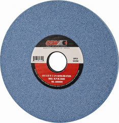 Surface Grinding Wheel: 8" Dia, 1/2" Thick, 1-1/4" Arbor, 46 Grit