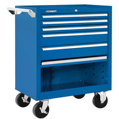 Steel Tool Roller Cabinet: 27" Wide, 34-15/16" High, 18" Deep, 5 Drawer