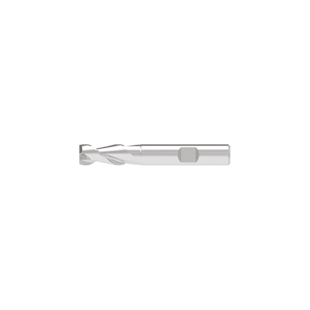 Corner Chamfer End Mill: 14.50 mm Dia, 33.00 mm LOC, 2 Flute, 0.10 mm Chamfer Width, Solid Carbide