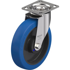 Standard Casters; Mount: Hollow Kingpin; Caster Type: Swivel w/Brake; Bearing Type: Precision Ball; Style: Double Ball; Wheel Diameter (Inch): 6-5/16; Wheel Width (Inch): 1-9/16