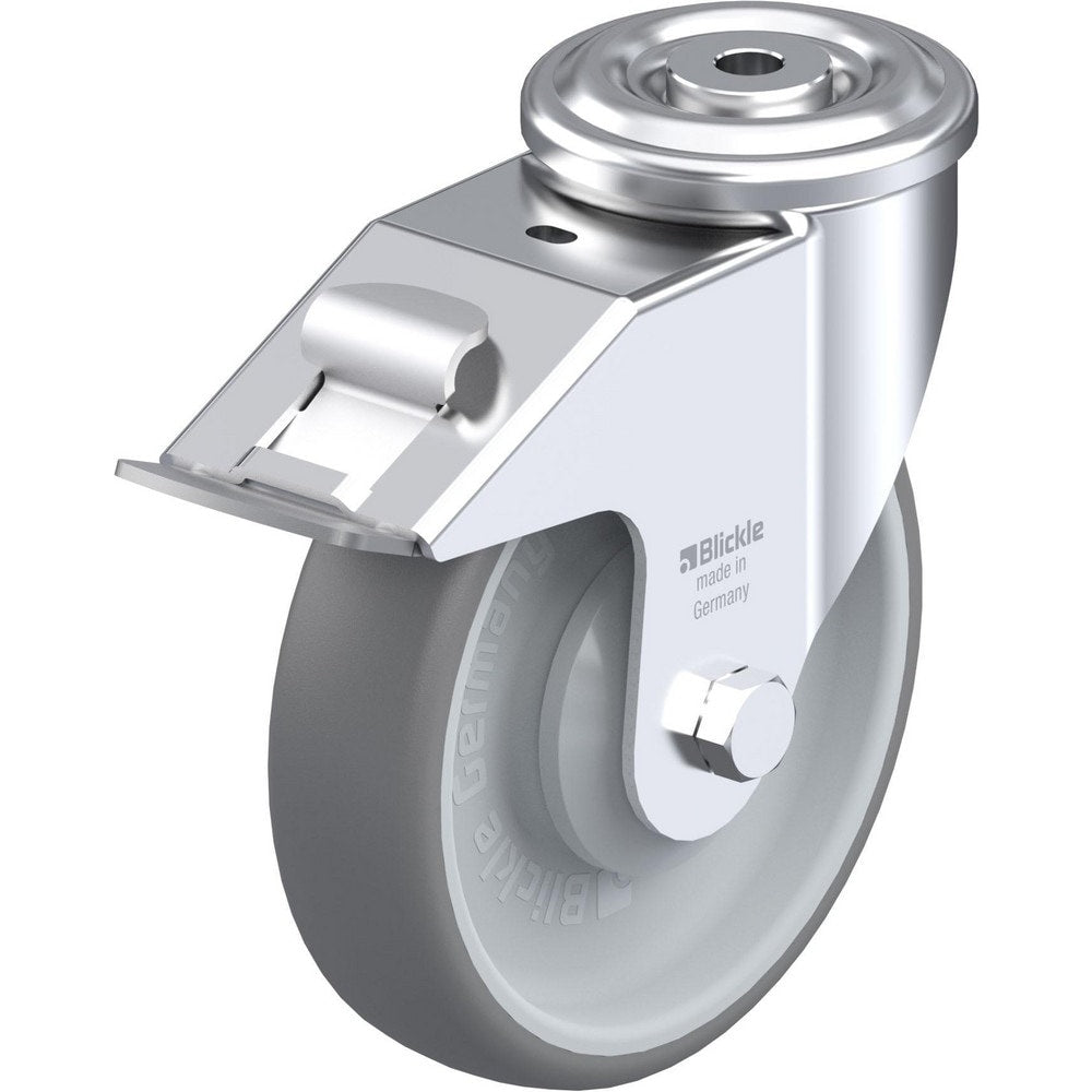 Standard Casters; Mount: Hollow Kingpin; Caster Type: Swivel; Bearing Type: Precision Ball; Style: Double Ball; Wheel Diameter (Inch): 8; Wheel Width (Inch): 2